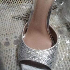 INC International Concepts Silver Heels